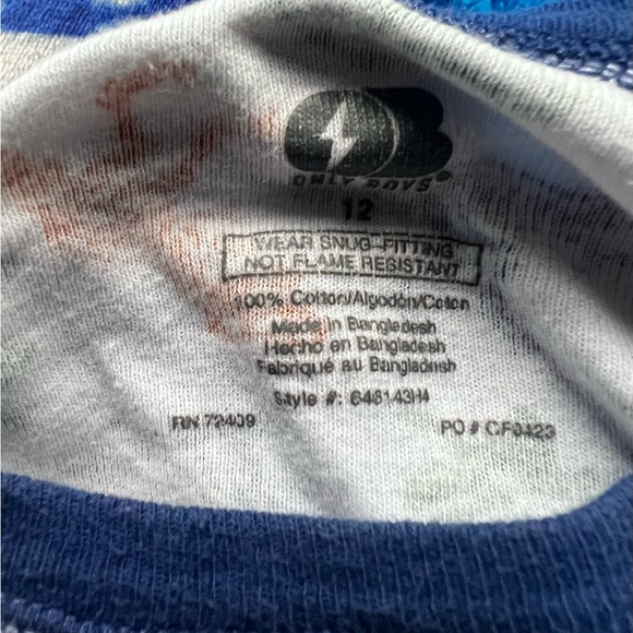 3 for $13 Bundle of 3 long sleeve pj tops size 10 - Picture 2 of 4